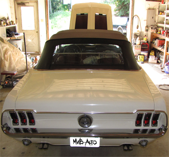 MWB Auto 1968 Ford Mustang Back Side