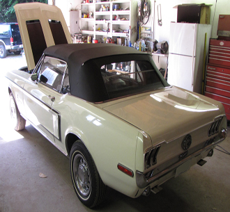 1968 Ford Mustang Back Side