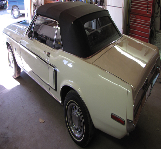 1968 Ford Mustang Back Left Side