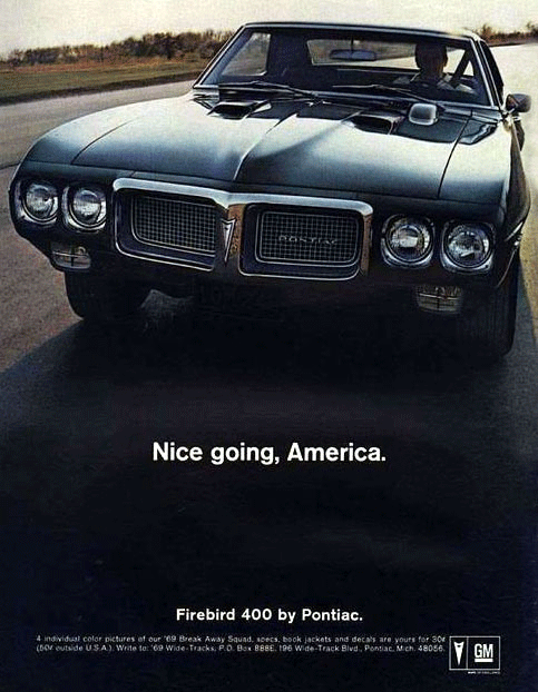 1969 Firebird brochure