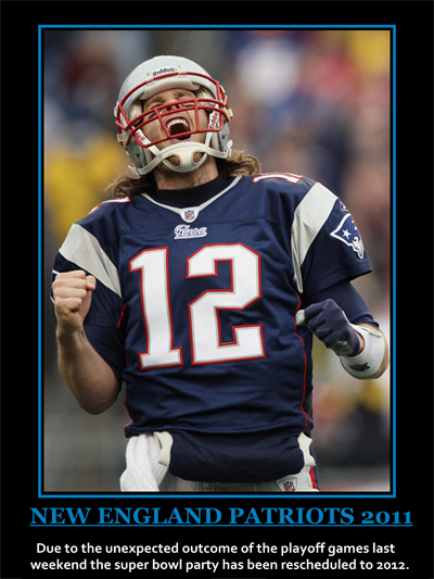 Non motivational poster New England Patriots